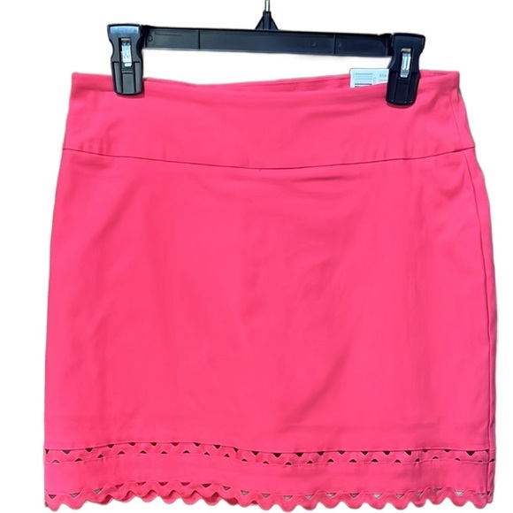 Crown & Ivy Hot Pink Mini Skirt - Picture 1 of 5